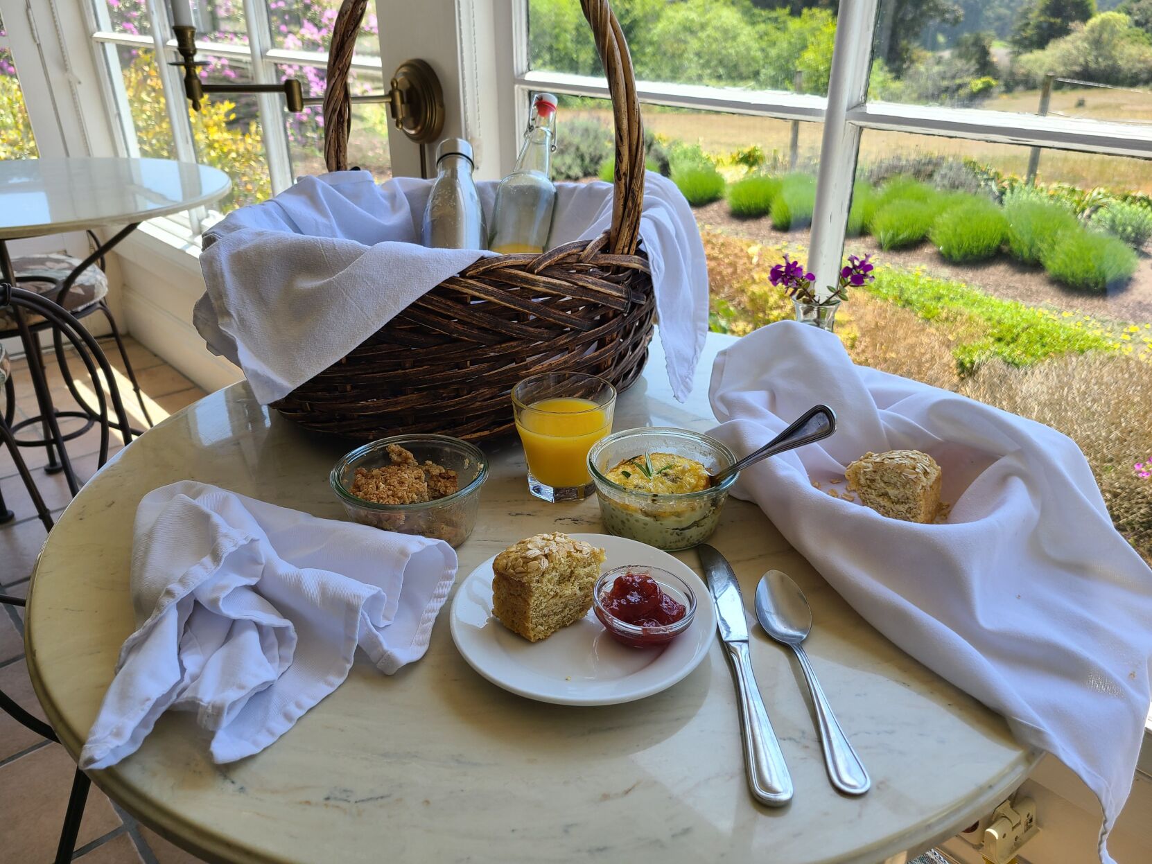 Glendeven breakfast basket